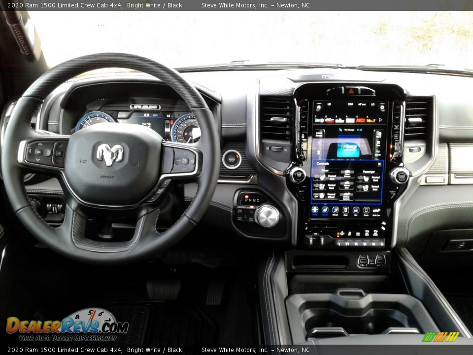 2020 Ram 1500 Limited Crew Cab 4x4 Bright White / Black Photo #30