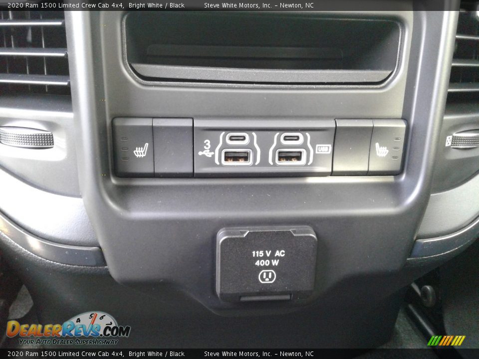2020 Ram 1500 Limited Crew Cab 4x4 Bright White / Black Photo #31