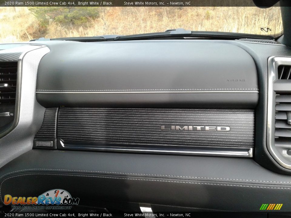 2020 Ram 1500 Limited Crew Cab 4x4 Bright White / Black Photo #34
