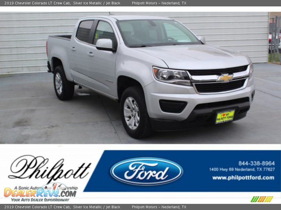 2019 Chevrolet Colorado LT Crew Cab Silver Ice Metallic / Jet Black Photo #1