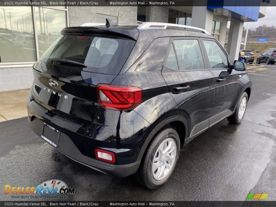 2020 Hyundai Venue SEL Black Noir Pearl / Black/Gray Photo #4