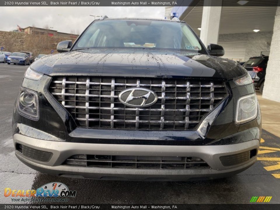 2020 Hyundai Venue SEL Black Noir Pearl / Black/Gray Photo #8