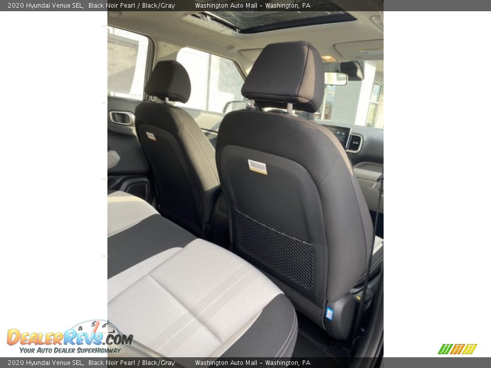 2020 Hyundai Venue SEL Black Noir Pearl / Black/Gray Photo #23