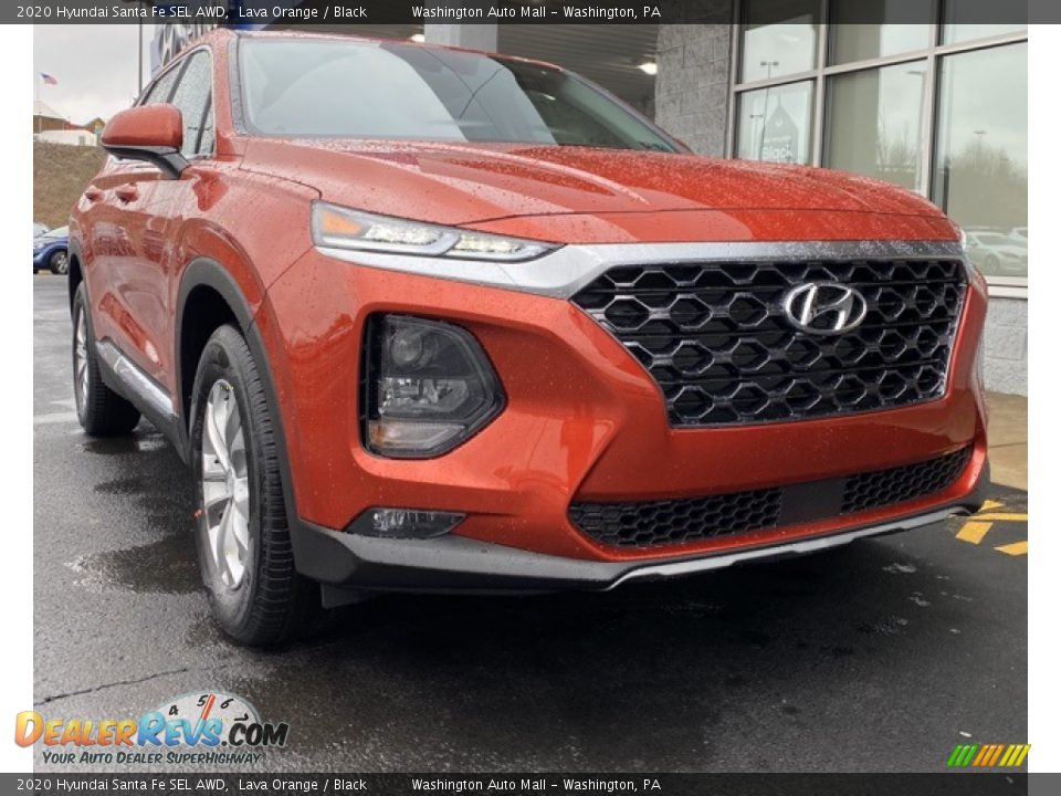 2020 Hyundai Santa Fe SEL AWD Lava Orange / Black Photo #1