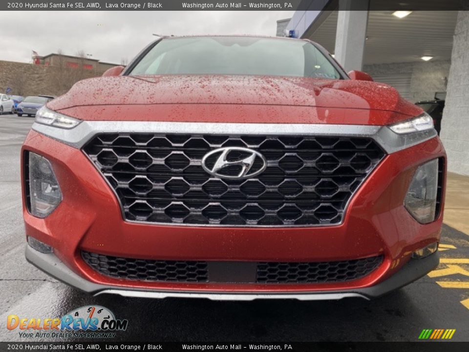 2020 Hyundai Santa Fe SEL AWD Lava Orange / Black Photo #8