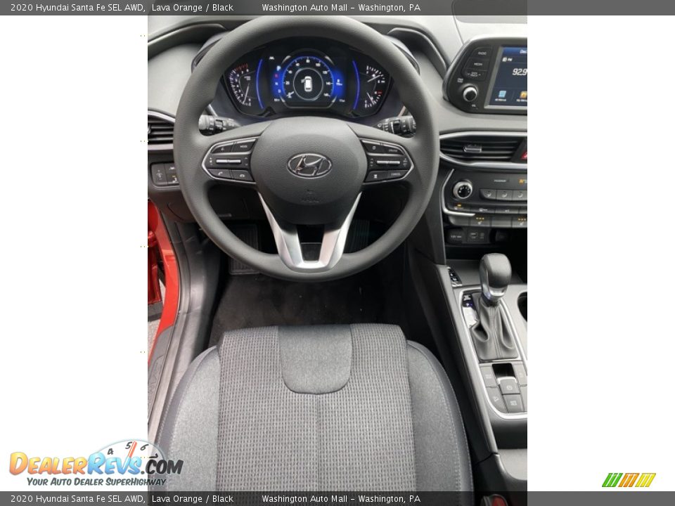 2020 Hyundai Santa Fe SEL AWD Lava Orange / Black Photo #14