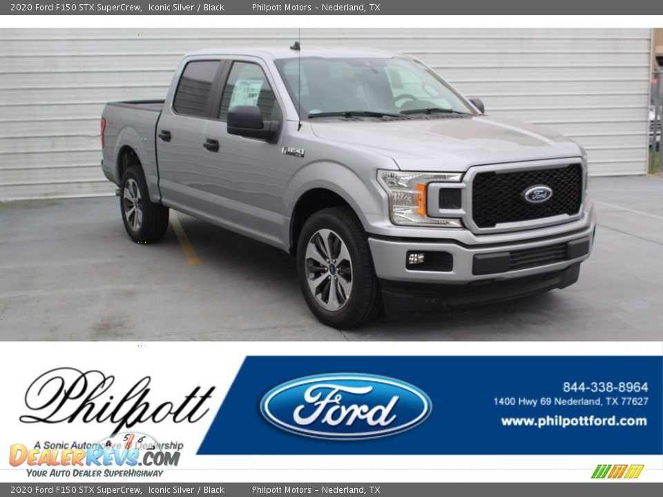 2020 Ford F150 STX SuperCrew Iconic Silver / Black Photo #1