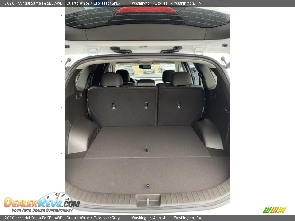 2020 Hyundai Santa Fe SEL AWD Quartz White / Espresso/Gray Photo #22