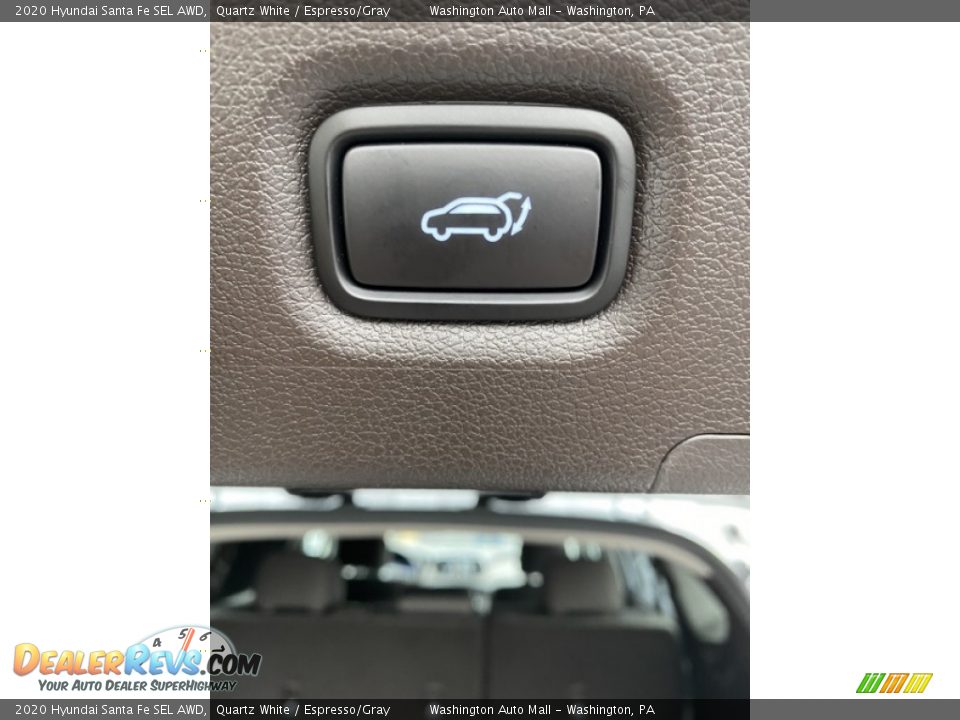 2020 Hyundai Santa Fe SEL AWD Quartz White / Espresso/Gray Photo #23