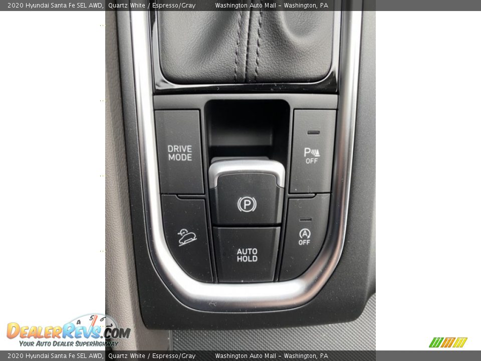2020 Hyundai Santa Fe SEL AWD Quartz White / Espresso/Gray Photo #34