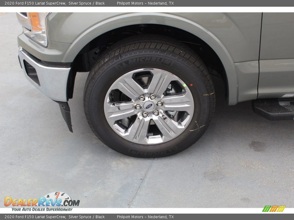 2020 Ford F150 Lariat SuperCrew Silver Spruce / Black Photo #5