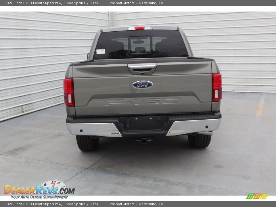 2020 Ford F150 Lariat SuperCrew Silver Spruce / Black Photo #7