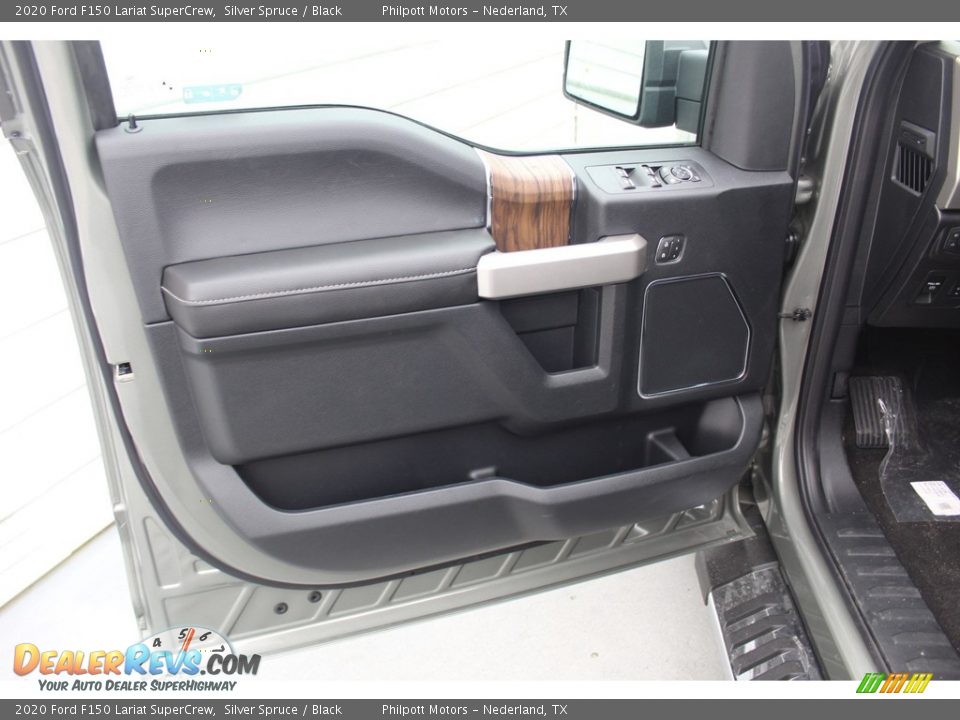 2020 Ford F150 Lariat SuperCrew Silver Spruce / Black Photo #9