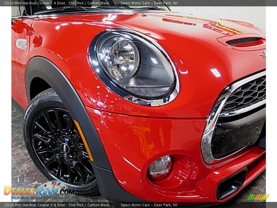 2019 Mini Hardtop Cooper S 4 Door Chili Red / Carbon Black Photo #6