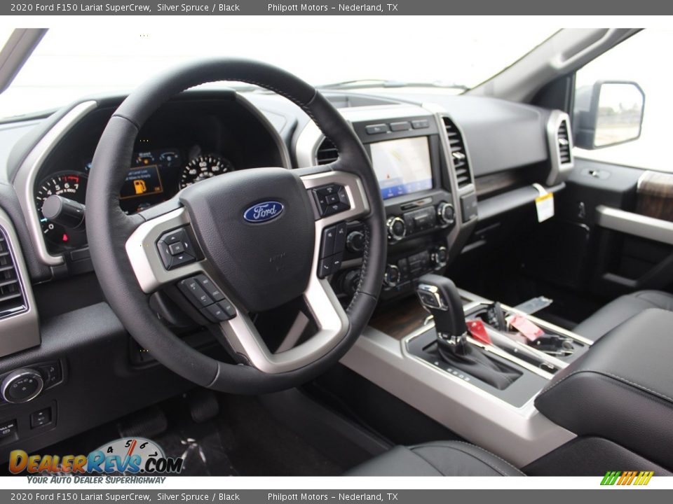 2020 Ford F150 Lariat SuperCrew Silver Spruce / Black Photo #12