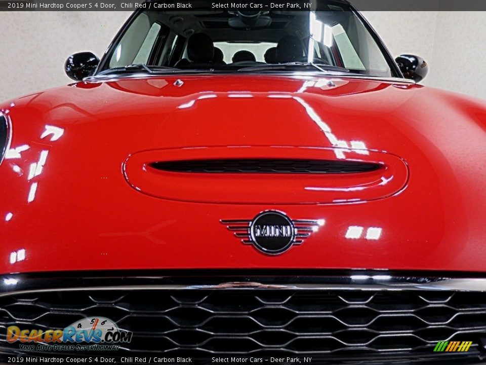2019 Mini Hardtop Cooper S 4 Door Chili Red / Carbon Black Photo #12