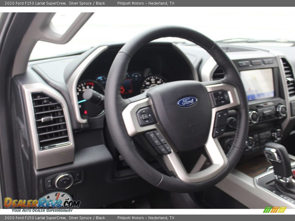 2020 Ford F150 Lariat SuperCrew Silver Spruce / Black Photo #13