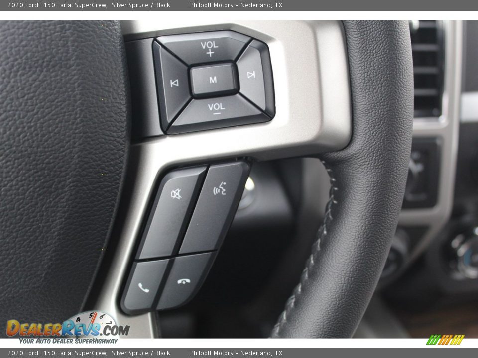 2020 Ford F150 Lariat SuperCrew Silver Spruce / Black Photo #15