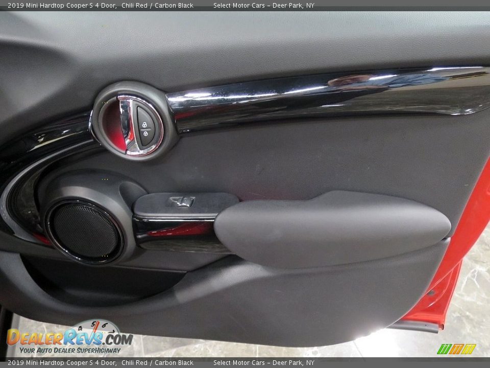 2019 Mini Hardtop Cooper S 4 Door Chili Red / Carbon Black Photo #20