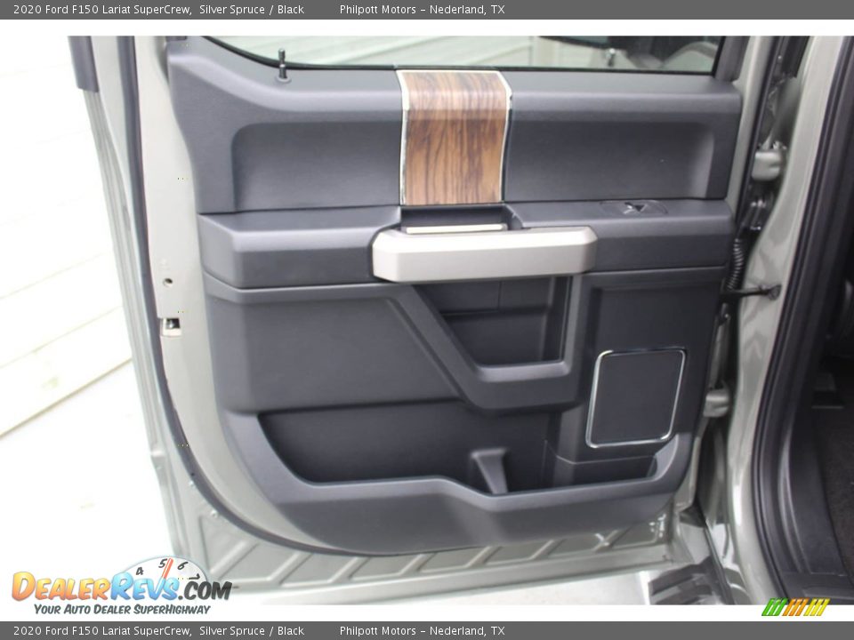 2020 Ford F150 Lariat SuperCrew Silver Spruce / Black Photo #22