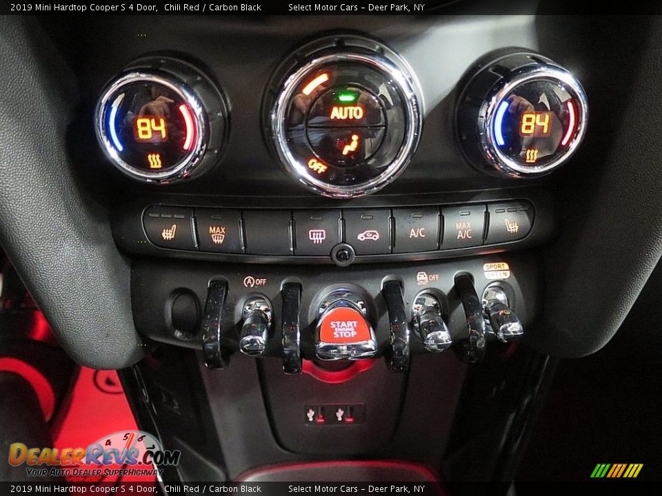 2019 Mini Hardtop Cooper S 4 Door Chili Red / Carbon Black Photo #29