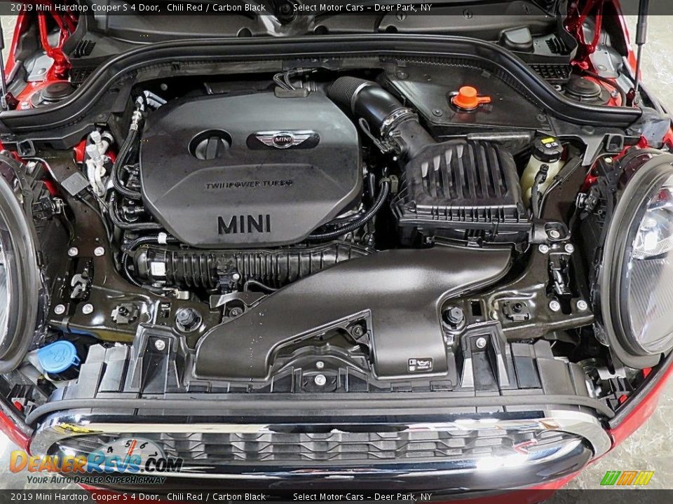 2019 Mini Hardtop Cooper S 4 Door Chili Red / Carbon Black Photo #34