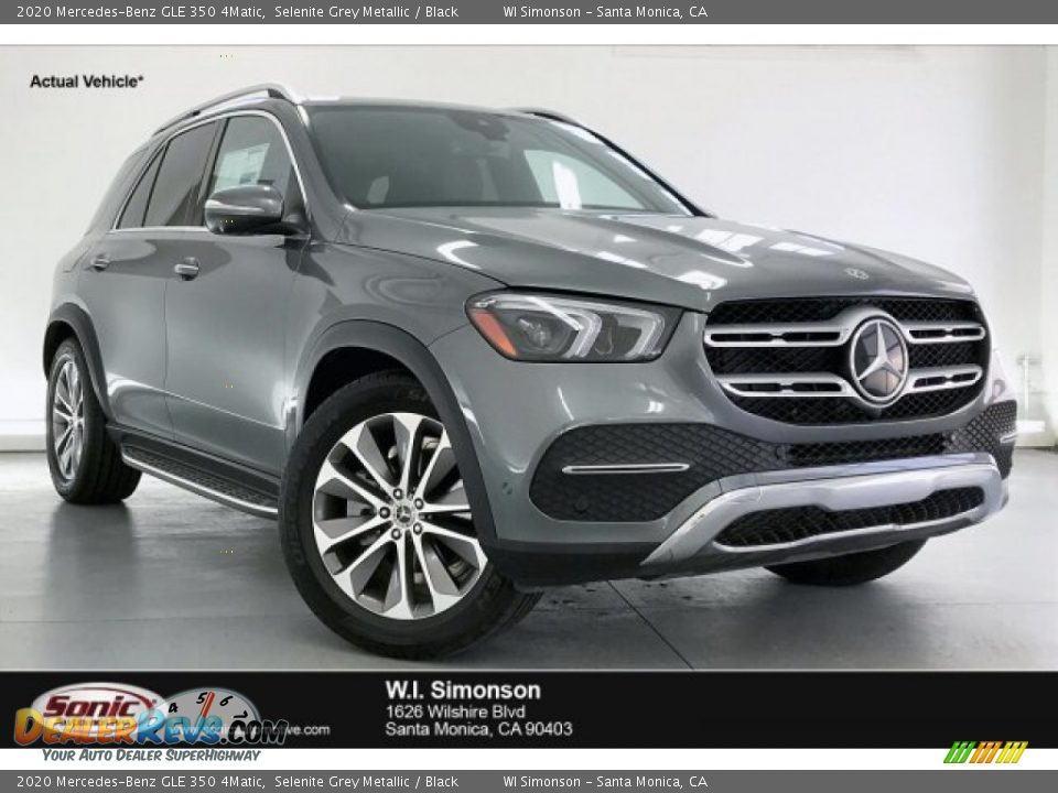 2020 Mercedes-Benz GLE 350 4Matic Selenite Grey Metallic / Black Photo #1