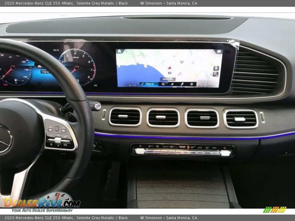 2020 Mercedes-Benz GLE 350 4Matic Selenite Grey Metallic / Black Photo #6