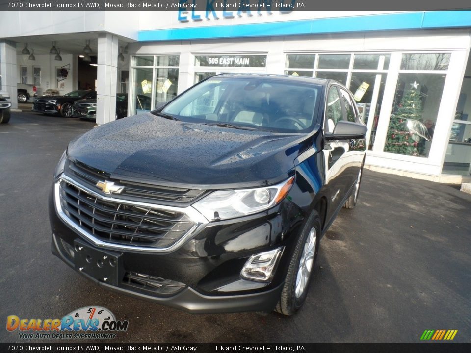 2020 Chevrolet Equinox LS AWD Mosaic Black Metallic / Ash Gray Photo #2