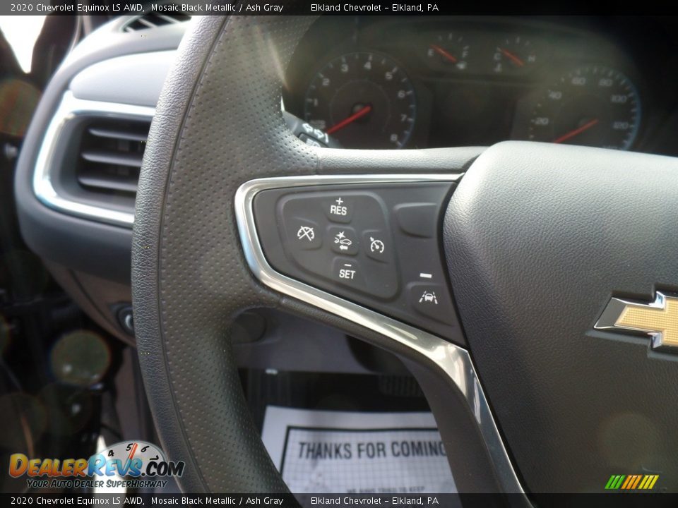 2020 Chevrolet Equinox LS AWD Mosaic Black Metallic / Ash Gray Photo #20