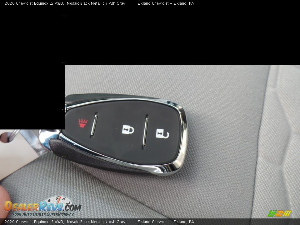 2020 Chevrolet Equinox LS AWD Mosaic Black Metallic / Ash Gray Photo #21