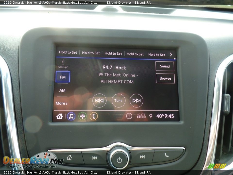 2020 Chevrolet Equinox LS AWD Mosaic Black Metallic / Ash Gray Photo #25