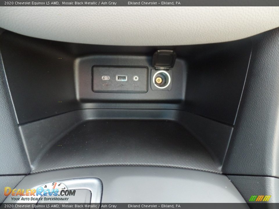 2020 Chevrolet Equinox LS AWD Mosaic Black Metallic / Ash Gray Photo #28