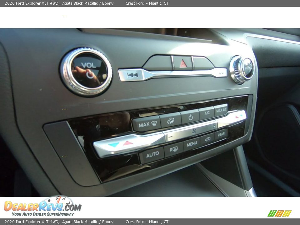 2020 Ford Explorer XLT 4WD Agate Black Metallic / Ebony Photo #14