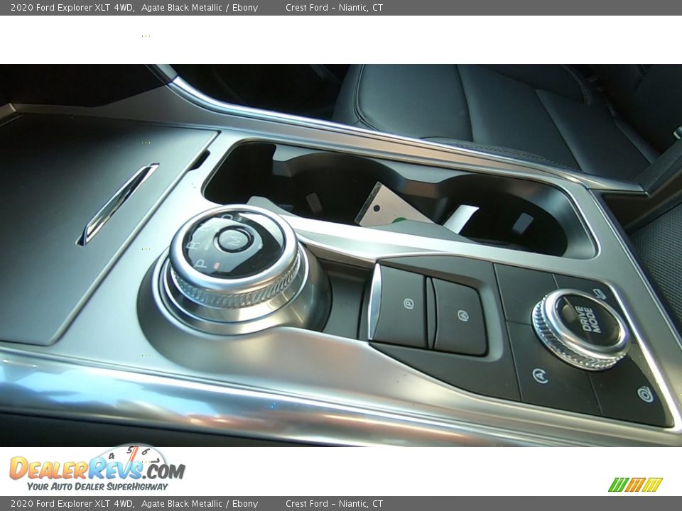 2020 Ford Explorer XLT 4WD Agate Black Metallic / Ebony Photo #15