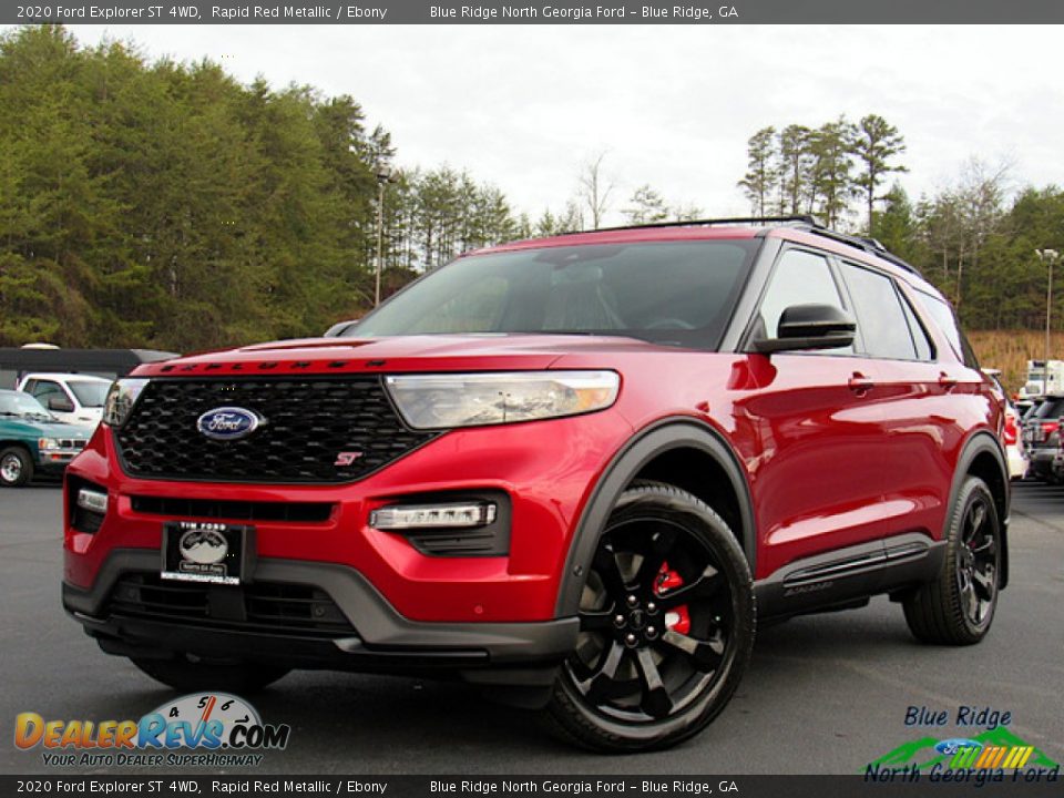 2020 Ford Explorer ST 4WD Rapid Red Metallic / Ebony Photo #1