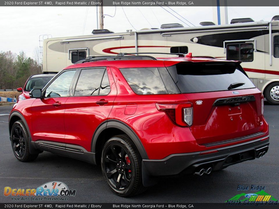 2020 Ford Explorer ST 4WD Rapid Red Metallic / Ebony Photo #3