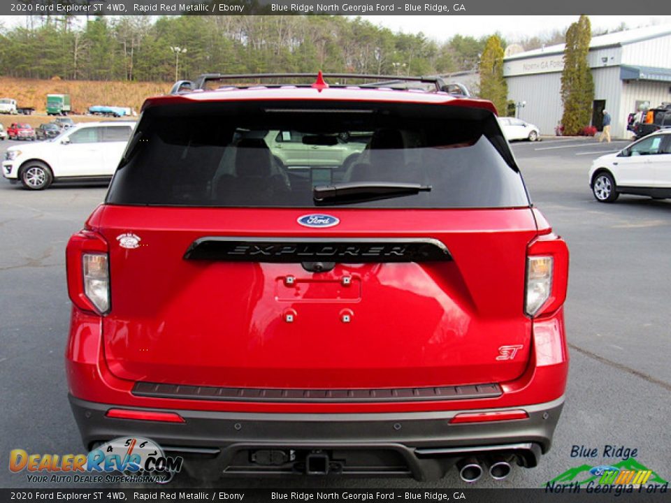 2020 Ford Explorer ST 4WD Rapid Red Metallic / Ebony Photo #4