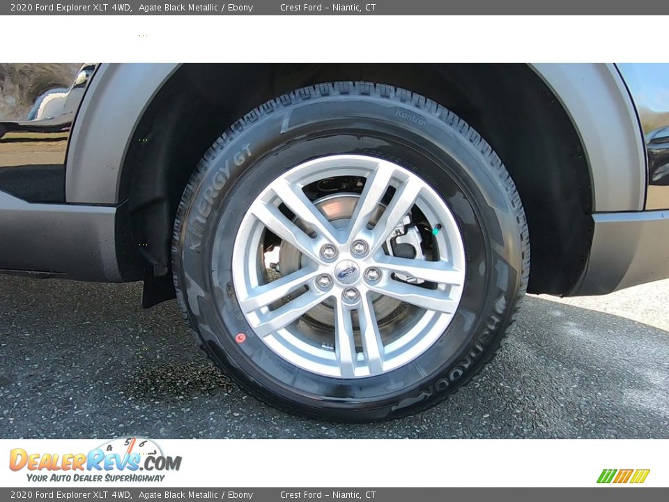 2020 Ford Explorer XLT 4WD Agate Black Metallic / Ebony Photo #19