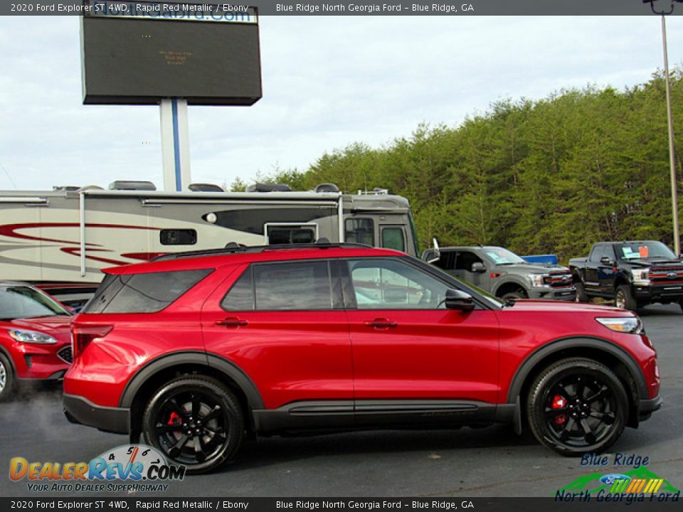 2020 Ford Explorer ST 4WD Rapid Red Metallic / Ebony Photo #6