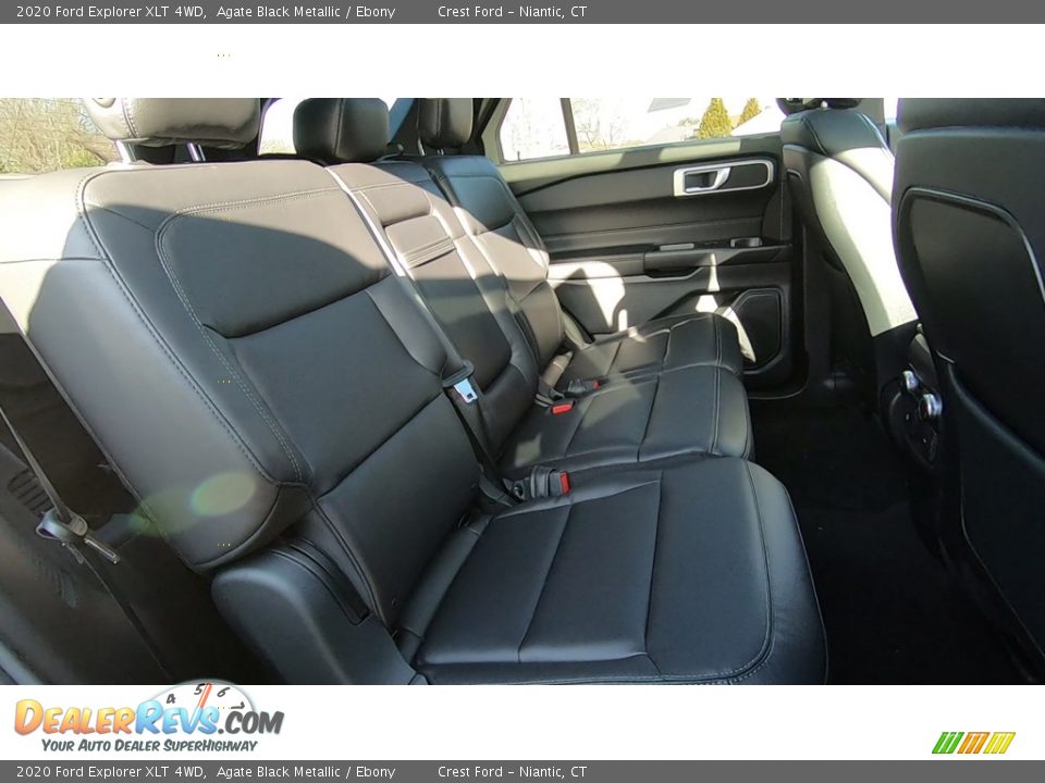 2020 Ford Explorer XLT 4WD Agate Black Metallic / Ebony Photo #22