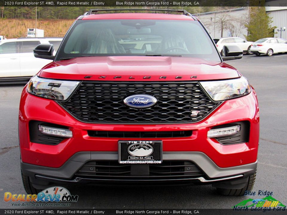2020 Ford Explorer ST 4WD Rapid Red Metallic / Ebony Photo #8