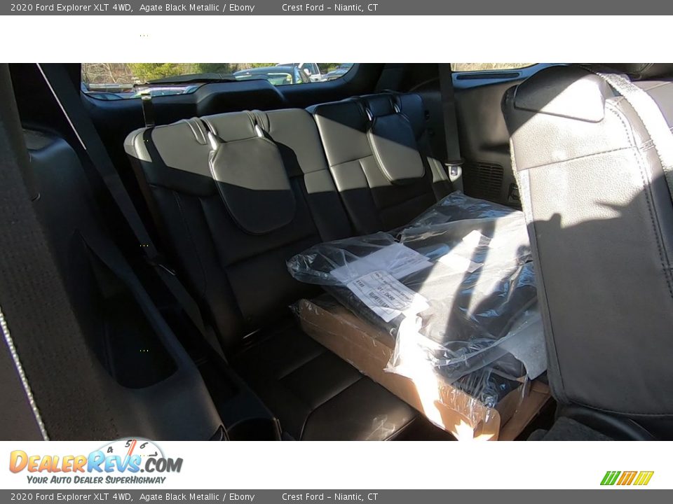 2020 Ford Explorer XLT 4WD Agate Black Metallic / Ebony Photo #23