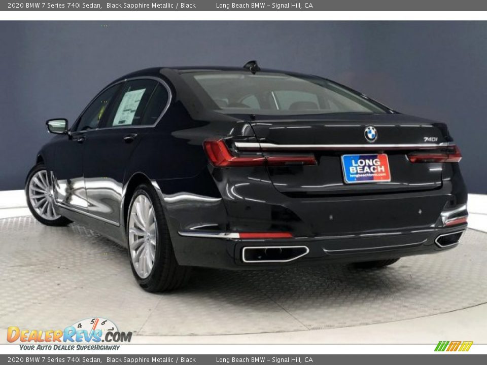 2020 BMW 7 Series 740i Sedan Black Sapphire Metallic / Black Photo #2
