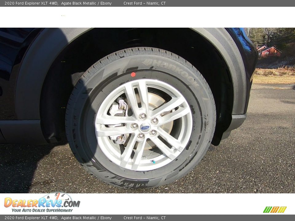 2020 Ford Explorer XLT 4WD Agate Black Metallic / Ebony Photo #26