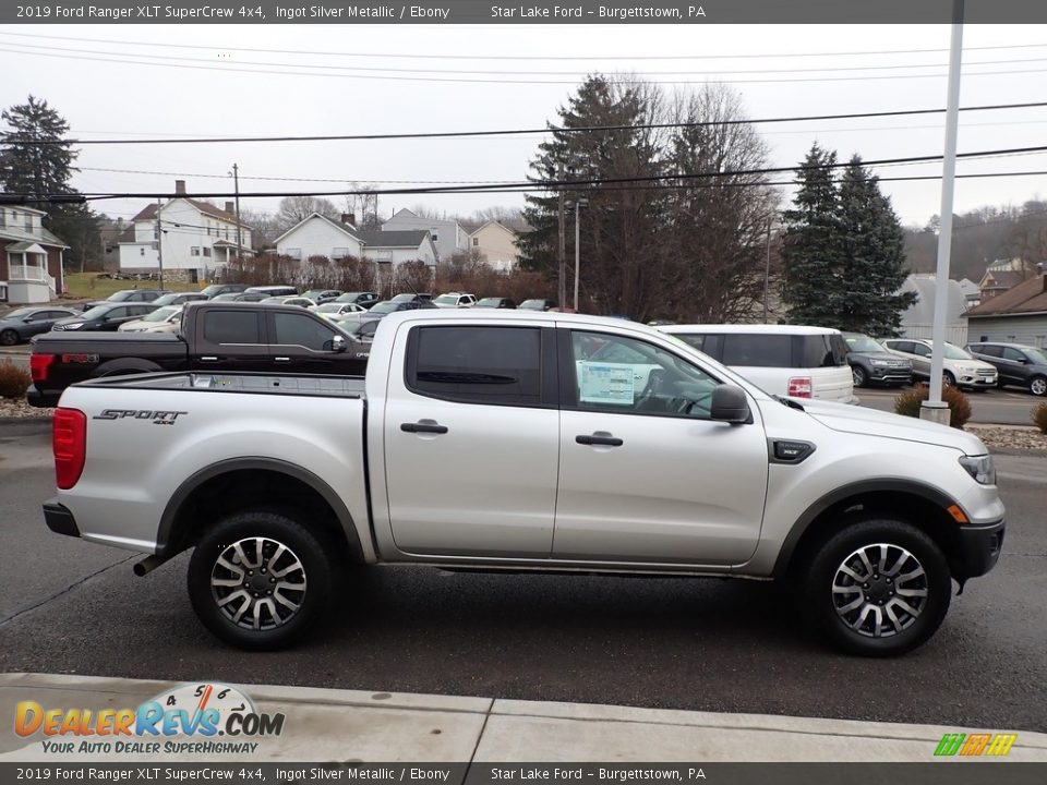 Ingot Silver Metallic 2019 Ford Ranger XLT SuperCrew 4x4 Photo #4