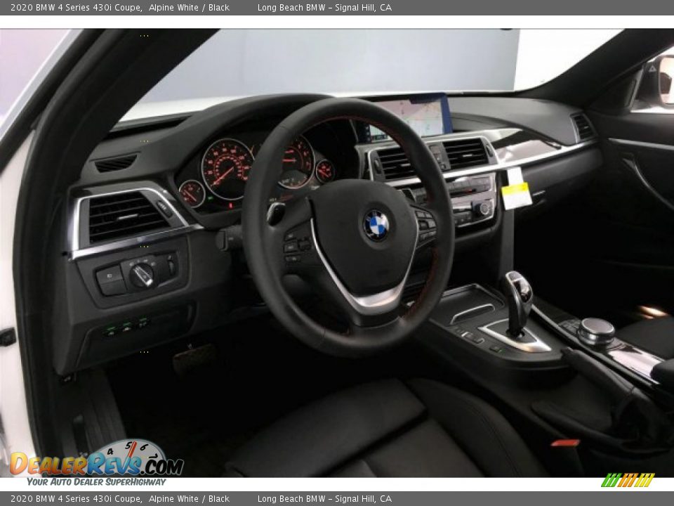 2020 BMW 4 Series 430i Coupe Alpine White / Black Photo #6