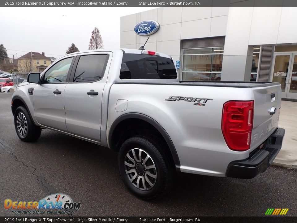 2019 Ford Ranger XLT SuperCrew 4x4 Ingot Silver Metallic / Ebony Photo #7