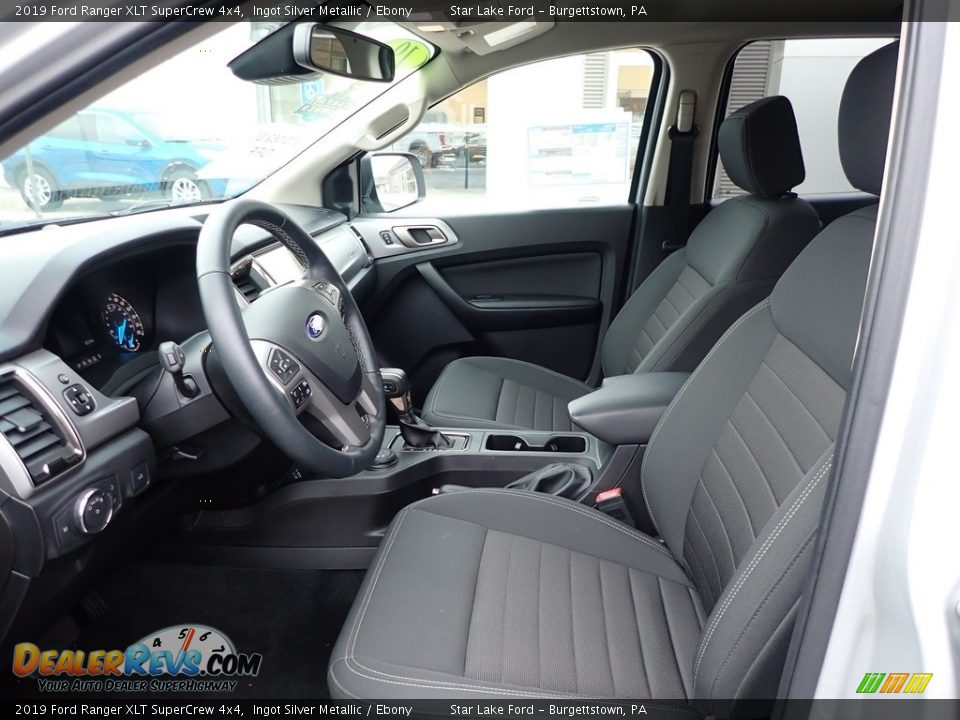 Front Seat of 2019 Ford Ranger XLT SuperCrew 4x4 Photo #10