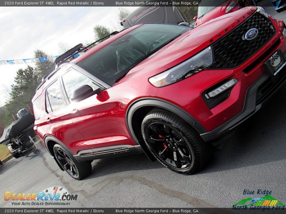 2020 Ford Explorer ST 4WD Rapid Red Metallic / Ebony Photo #35